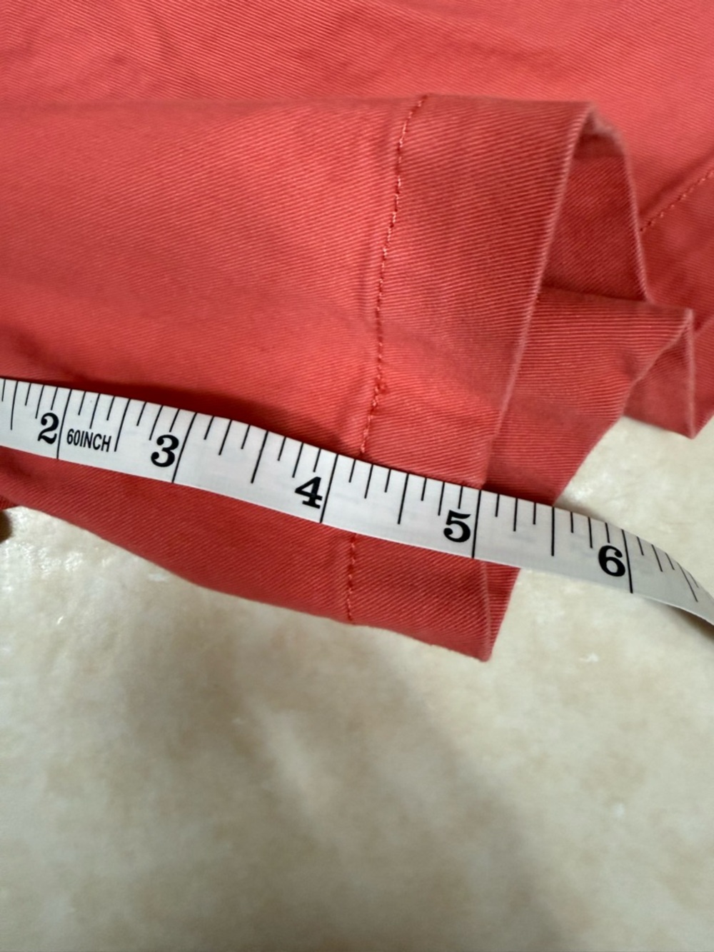Eddie Bauer Coral colored Legendwash Stretch Casual shorts 4 - Picture 7 of 8
